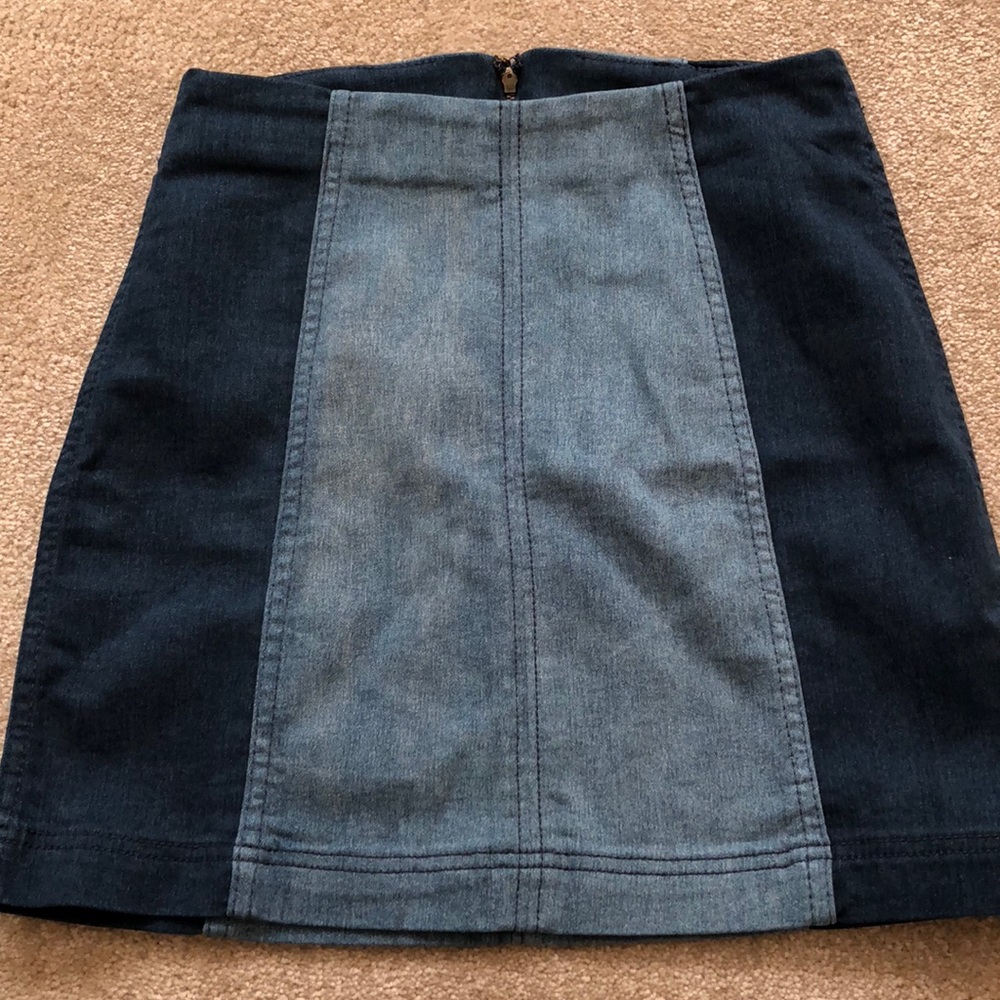 Free People Denim Skirt